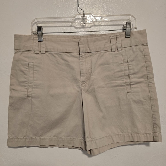 Ann Taylor LOFT - 5" High Waist Khaki Shorts - Picture 11 of 11